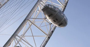 London eye at sunset Video stock 85471865
