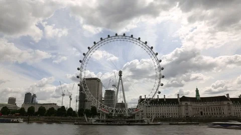 London Eye Timelapse Video stock 78613429