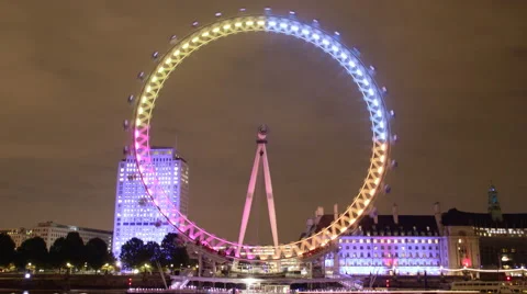 London Eye UHD Stock Footage 55837064