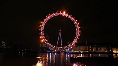 London Eye Uk Stock Footage 5975142