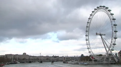 London ferris wheel Stock Footage 6706054