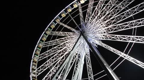 London, Ferris wheel Stock Footage