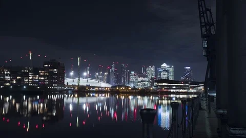 London Financial District Stock Footage