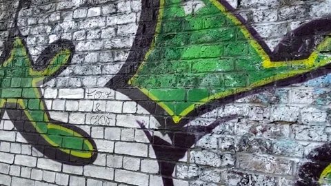 London Graffiti Video stock 150154810