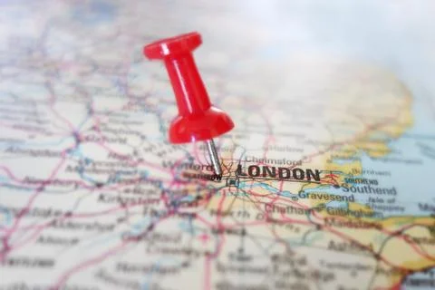 London map Stock Photos