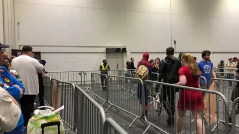 LONDON MCM COMIC CON Stock Footage 135676212