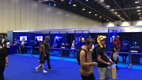 LONDON MCM COMIC CON Stock Footage 135676452