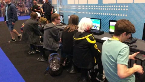 LONDON MCM COMIC CON Stock Footage 135676488