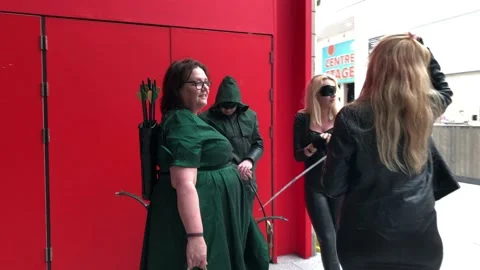 LONDON MCM COMIC CON Stock Footage 135676577