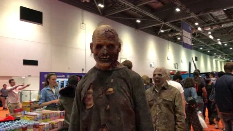 LONDON MCM COMIC CON Stock Footage 135676657