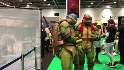 LONDON MCM COMIC CON Stock Footage 135676721