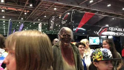 LONDON MCM COMIC CON Stock Footage 135676738