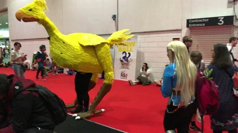 LONDON MCM COMIC CON Stock Footage 135676897