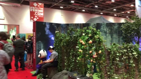 LONDON MCM COMIC CON Stock Footage 135676906