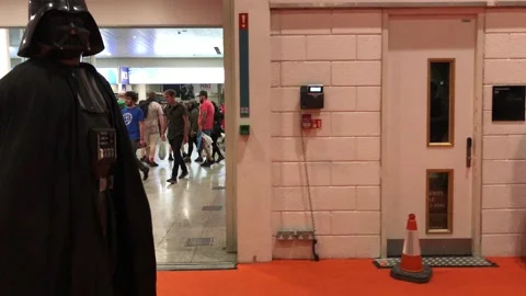 LONDON MCM COMIC CON Stock Footage 135676969