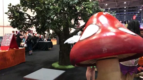 LONDON MCM COMIC CON Stock Footage 135677032