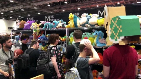 LONDON MCM COMIC CON Stock Footage 135677046