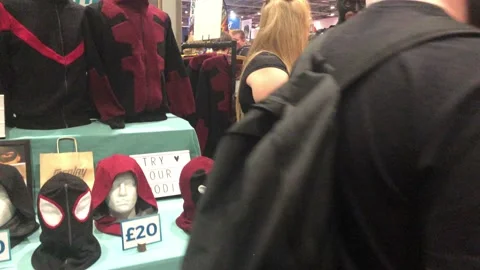 LONDON MCM COMIC CON Stock Footage 135677362