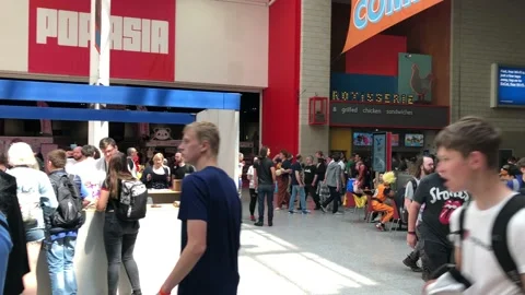LONDON MCM COMIC CON Stock Footage 135677456