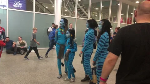 LONDON MCM COMIC CON Stock Footage 135677488