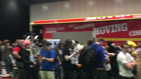 LONDON MCM COMIC CON Stock Footage 135677580