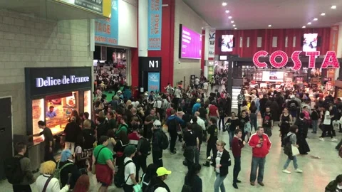 LONDON MCM COMIC CON Stock Footage 135677679