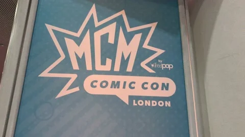 LONDON MCM COMIC CON Stock Footage 135677897