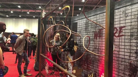 LONDON MCM COMIC CON Stock Footage 135677997