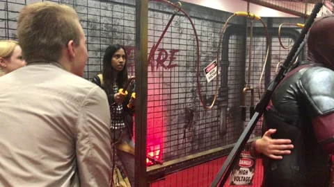 LONDON MCM COMIC CON Stock Footage 135678014