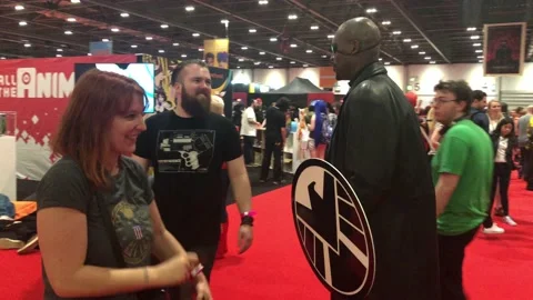 LONDON MCM COMIC CON Stock Footage 135678133