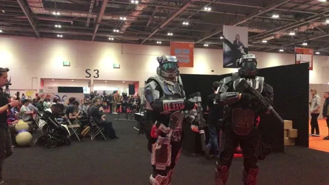 LONDON MCM COMIC CON Stock Footage 135678368