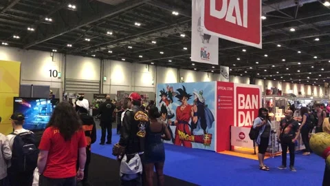 LONDON MCM COMIC CON Stock Footage 135678421