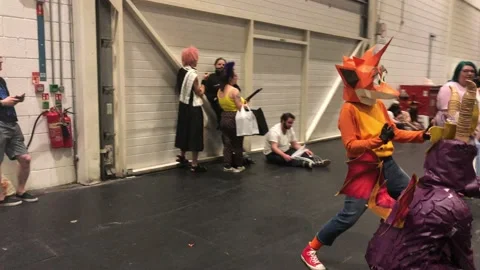 LONDON MCM COMIC CON Stock Footage 135678731