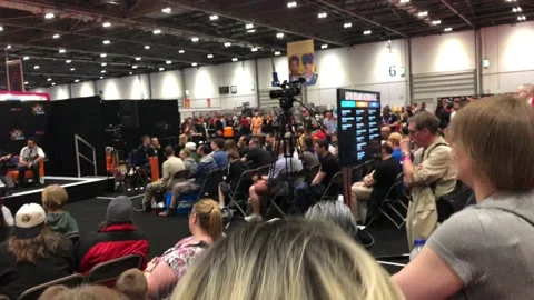 LONDON MCM COMIC CON Stock Footage 135678964