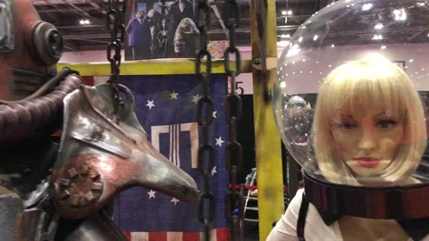 LONDON MCM COMIC CON Stock Footage 135678997