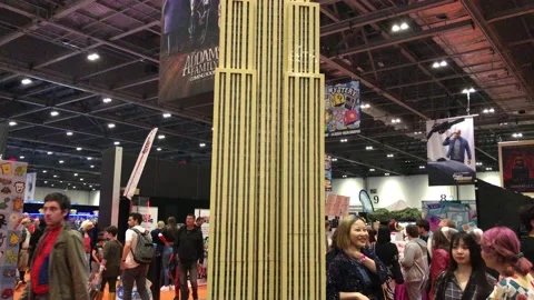 LONDON MCM COMIC CON Stock Footage 135679237