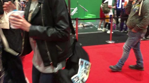 LONDON MCM COMIC CON Stock Footage 135679307