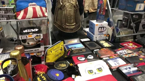 LONDON MCM COMIC CON Stock Footage 135679369