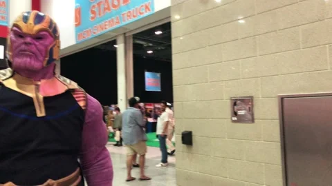 LONDON MCM COMIC CON Stock Footage 135679579