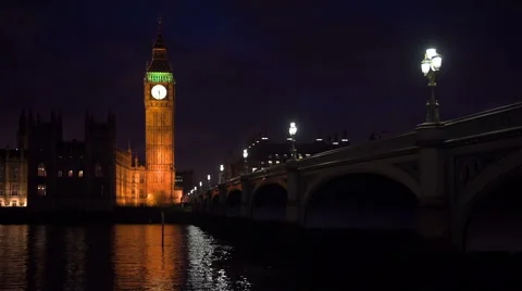 London at night Stock Footage 63307253