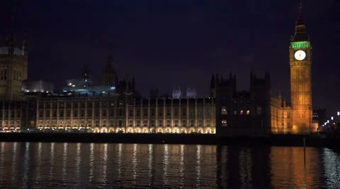 London at night Stock Footage 63307325