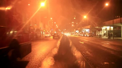 London night lights Stock Footage 8759723