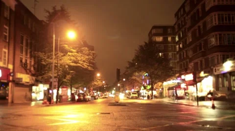 London night lights Stock Footage 8759795
