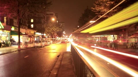 London night lights Stock Footage 8759804