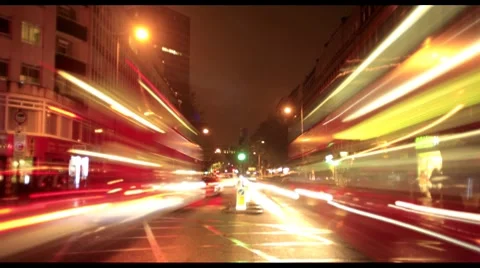 London night lights Stock Footage 8759817