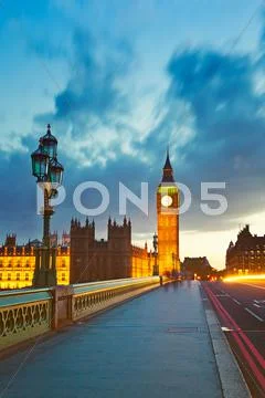 London at night Stock Photos
