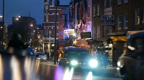 London night time Stock Footage 844232