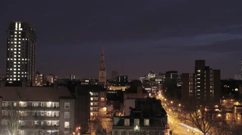 London night timelapse Stock Footage 45645133