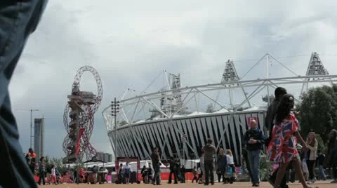 LONDON Olympic Park 02 Stock Footage