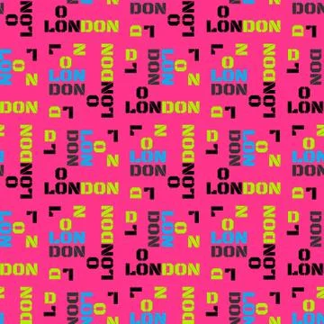 London pattern seamless design Stock Illustration